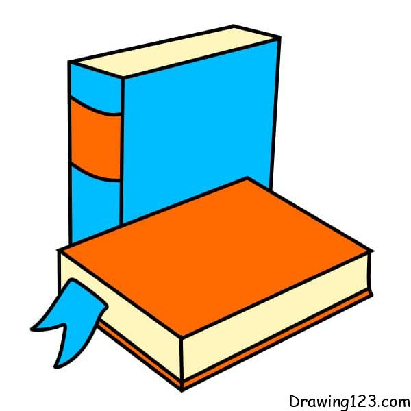 Book Drawing Tutorial - How to draw a Book step by step